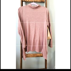Women's tan turtle neck